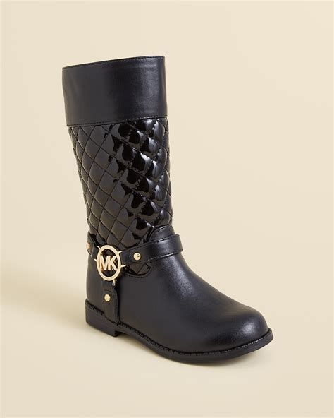 is there michael kors kids shoes|Michael Kors children's boots.